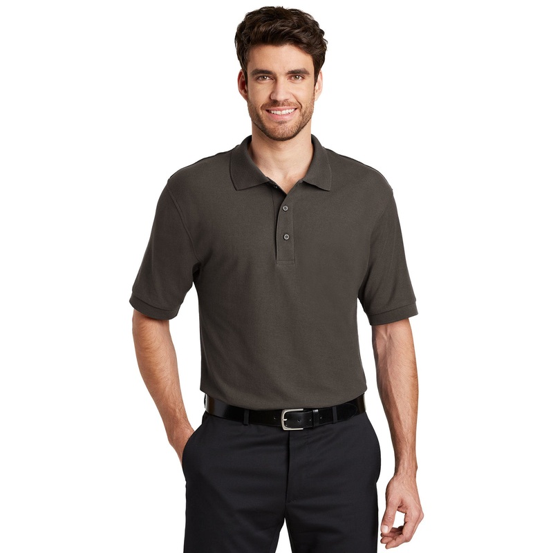 Port Authority K500 Silk Touch Polo – Bark Bark XS