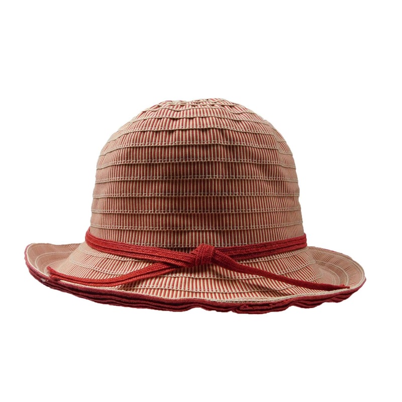 Small Ribbon Bowler Red