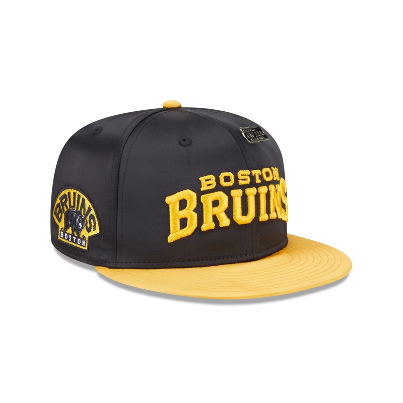 Boston Bruins Spring Satin 59FIFTY Fitted Hat 7