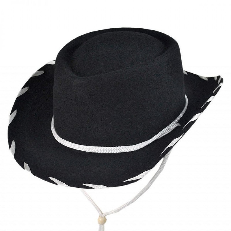 Jaxon & James Kids Cowboy Hat Black-White Wholesale Pack Prepack