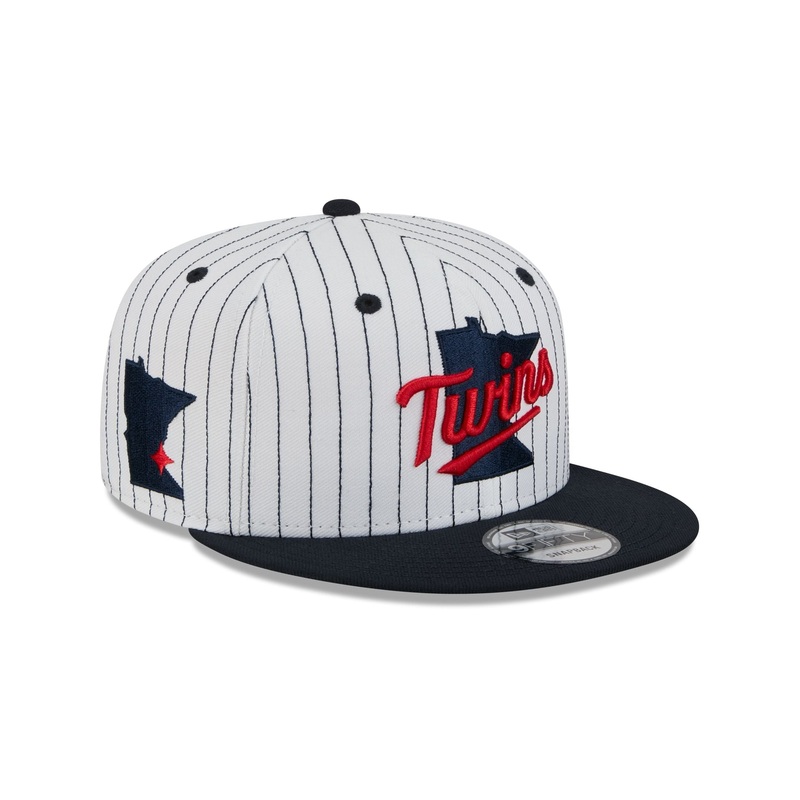 Minnesota Twins Deceptor Pinstripe 9FIFTY Snapback Hat One Size