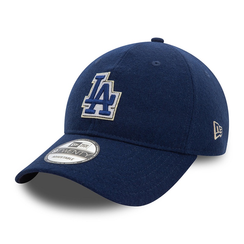 New Era 9TWENTY L.A. Dodgers Baseball Cap – MLB Melton – Navy Blue Adjustable