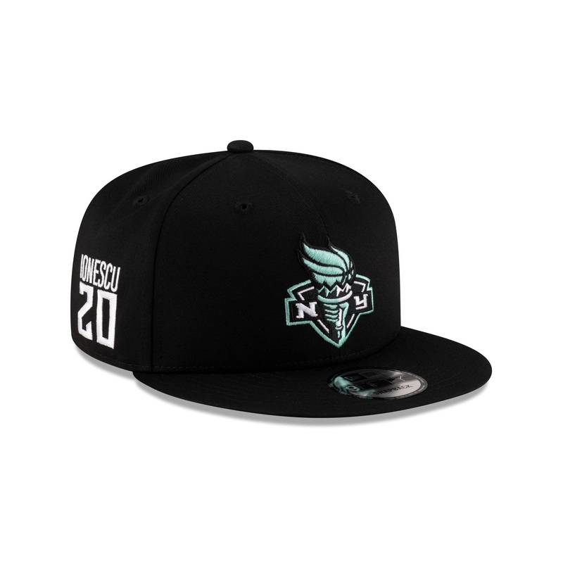 New York Liberty Sabrina Ionescu Black 9FIFTY Snapback Hat One Size