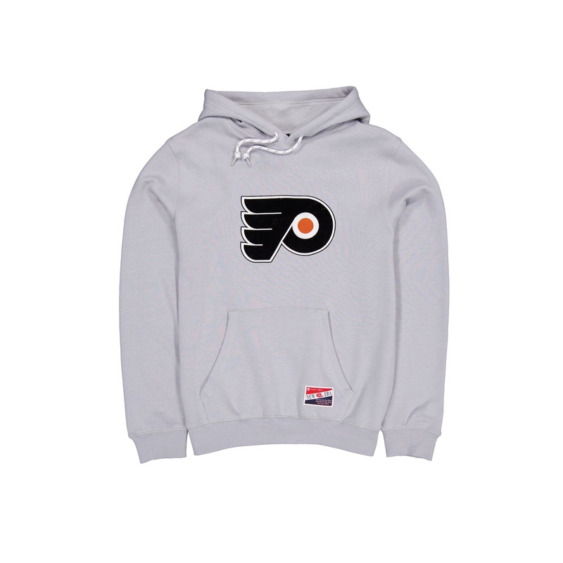 Philadelphia Flyers Throwback Gray Hoodie S