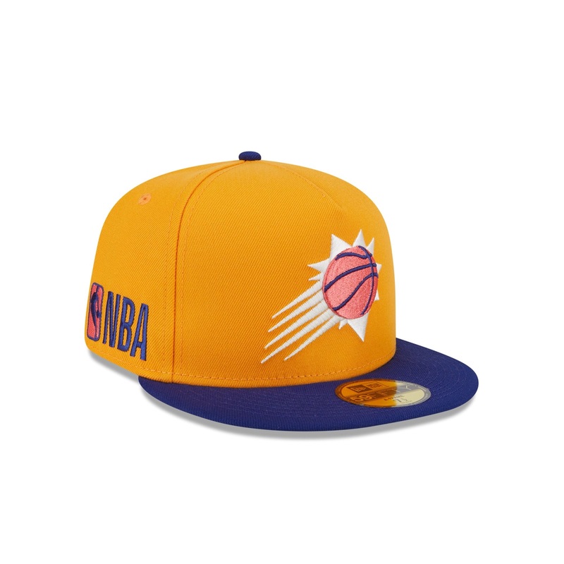 Phoenix Suns Gold 59FIFTY A-Frame Fitted Hat 7