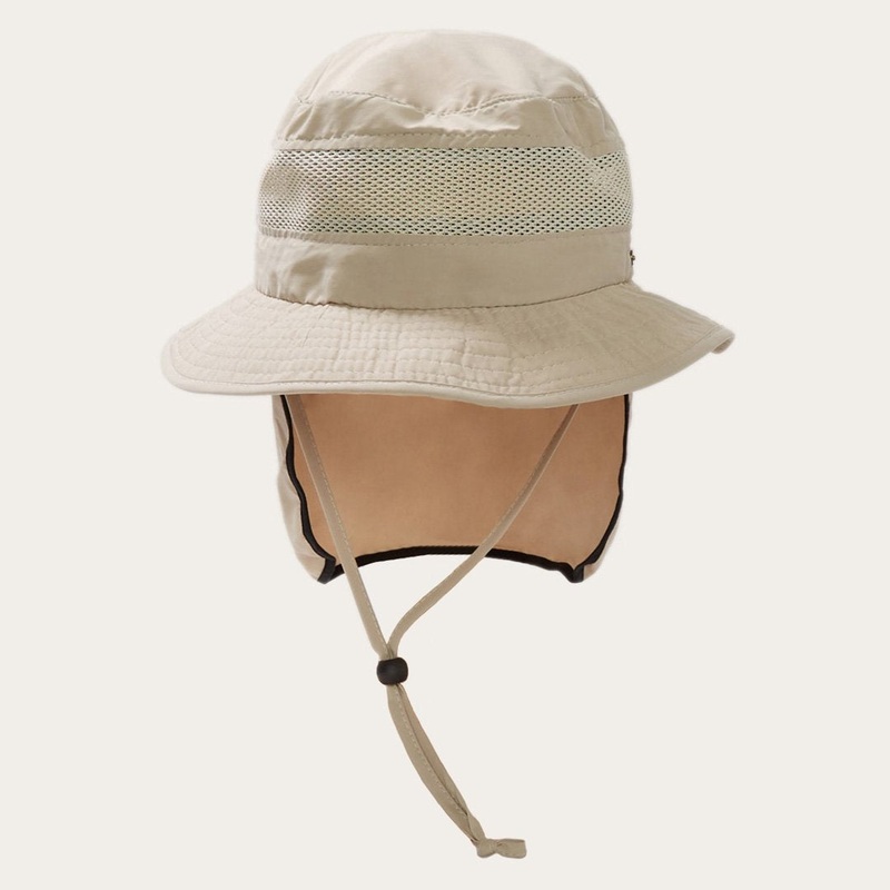 Switchback ‘No Fly Zone’ Mesh Bucket Hat Khaki M