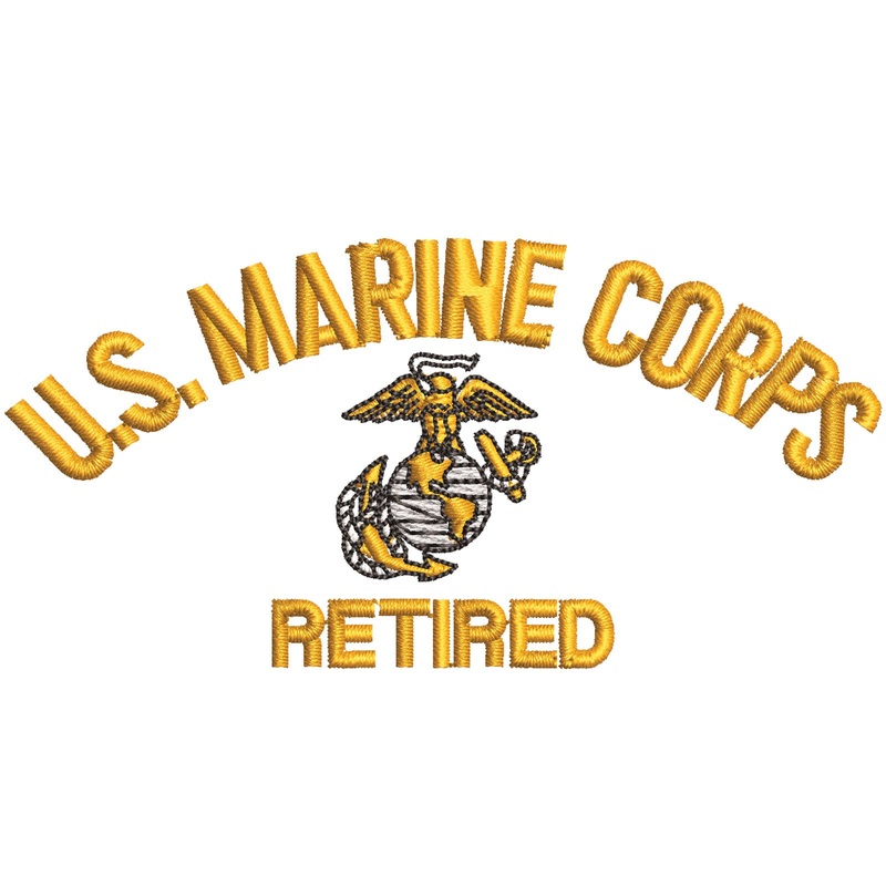 US Marine Corps Retired Symbol US Marine Corps Retired Symbol One Size
