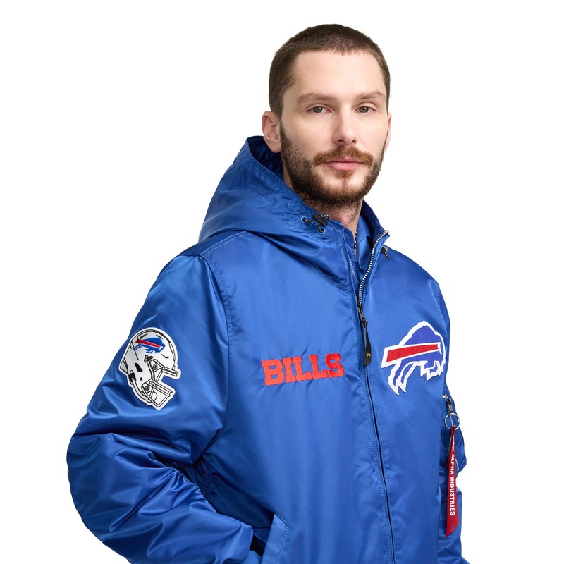 Alpha Industries x Buffalo Bills L-2B Hooded Bomber Jacket S