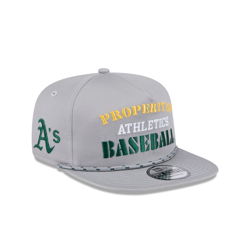 Athletics Vintage Gray Rope Golfer Hat One Size