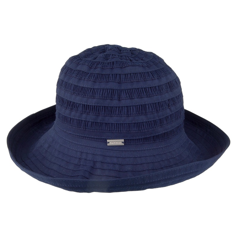 Betmar Hats Packable Classic Sunshade Sun Hat – Navy 1-Size