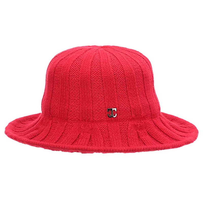 Cable Knit Cloche – J. Callanan Women’s Hats Red Medium (57 cm)