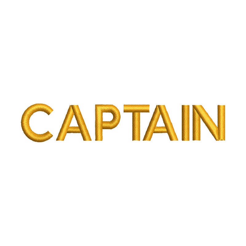 Captain Letter Default Title One Size