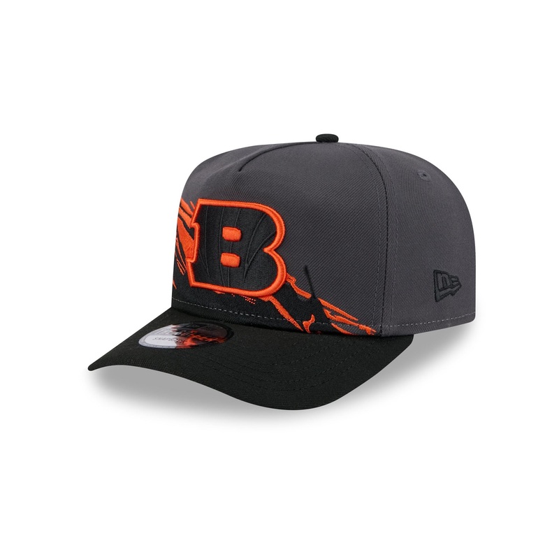 Cincinnati Bengals Graphite Brushstroke Golfer Hat One Size