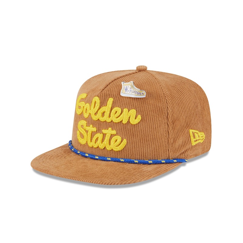 Golden State Warriors 2025 All-Star Game Fan Pack Corduroy Golfer Hat One Size