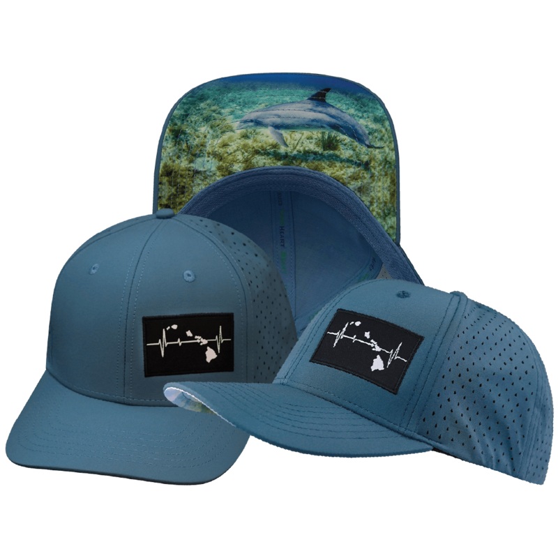 Hawaii Hat – Baseball Hat Fit – Sea Blue – Laser Mesh