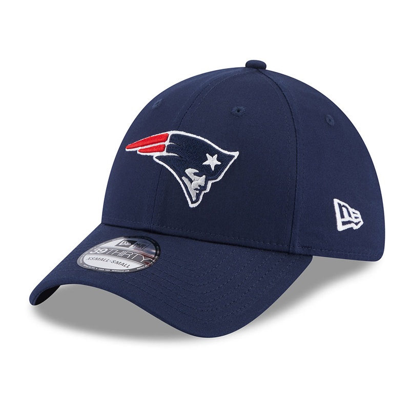 New Era 39THIRTY New England Patriots Baseball Cap – NFL Comfort – Navy Blue Small/Medium