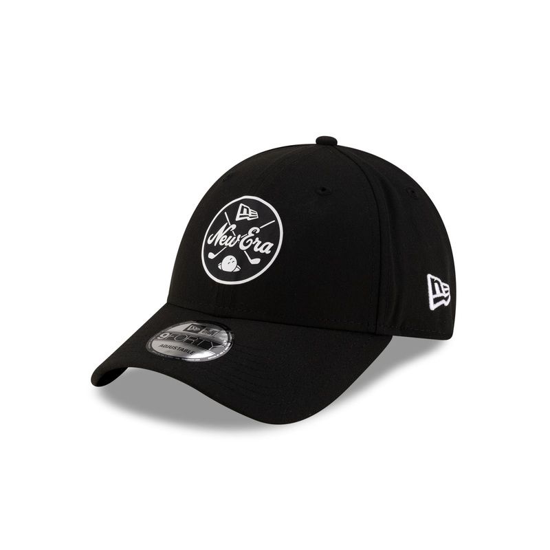 New Era Golf Repreve Black 9FORTY Snapback Hat One Size
