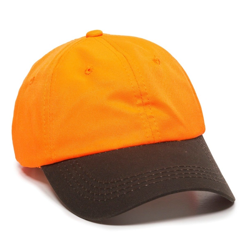 Outdoor Cap 553IS Low Crown Unstructured Hat Blaze/Dark Brown