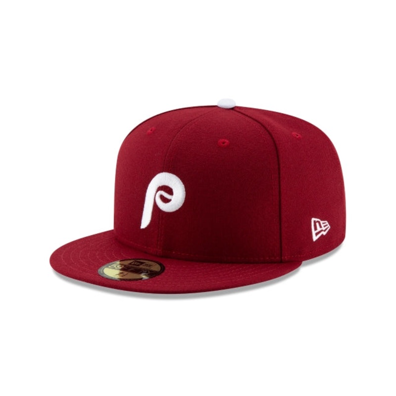 Philadelphia Phillies Authentic Collection Alt 2 59FIFTY Fitted Hat 6 7/8