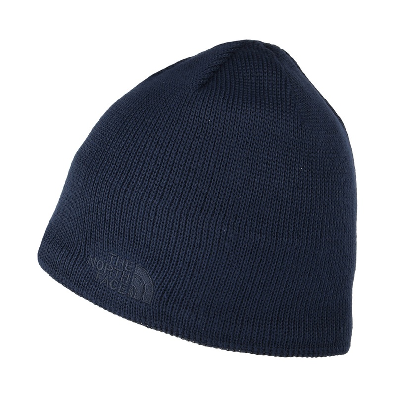 The North Face Hats Bones Recycled Beanie Hat – Navy Blue 1-Size