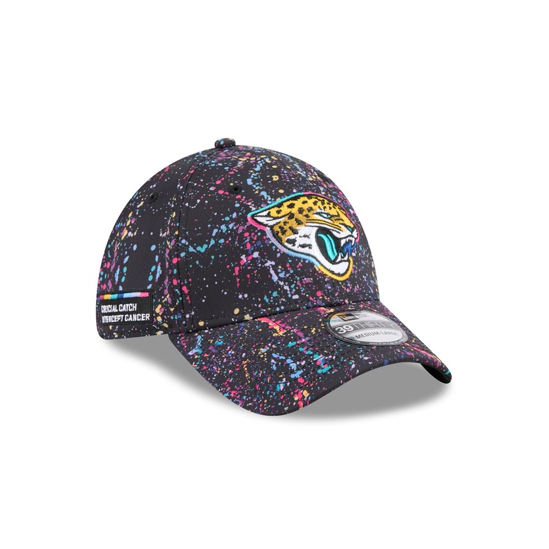 Jacksonville Jaguars 2025 Crucial Catch 39THIRTY Stretch Fit Hat S/M