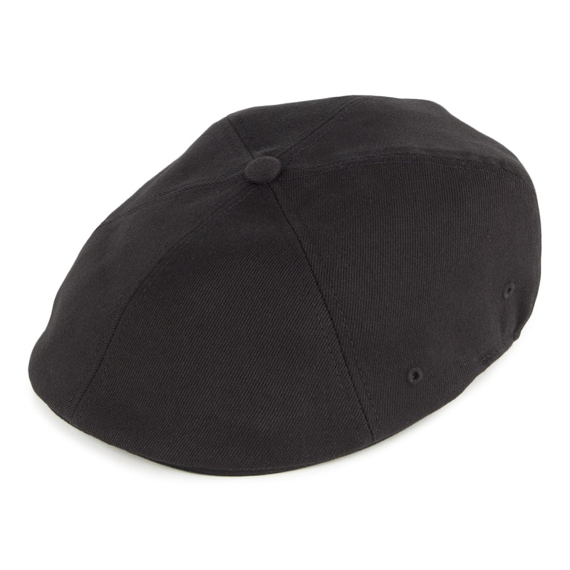 Kangol Flexfit 504 Newsboy Cap – Black Small/Medium