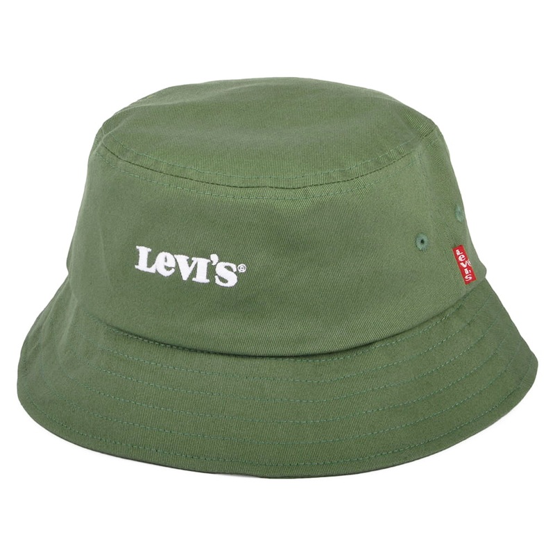 Levi’s Hats Vintage Modern Logo Bucket Hat – Green M