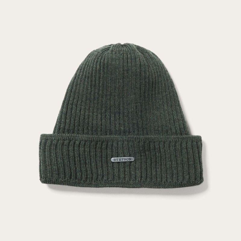 Merino Wool Beanie Tanne O/S