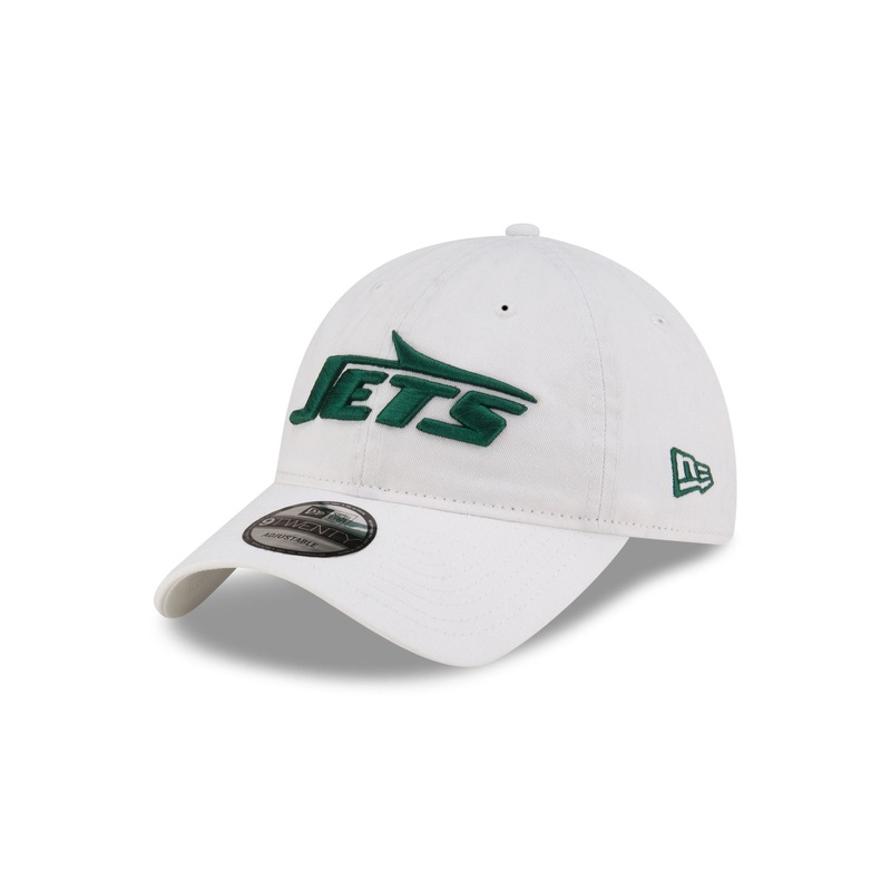 New York Jets NFL Core Classic White 9TWENTY Adjustable One Size