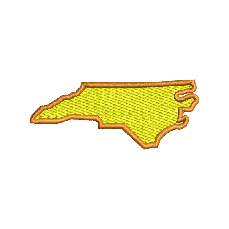 North Carolina State Map Default Title One Size