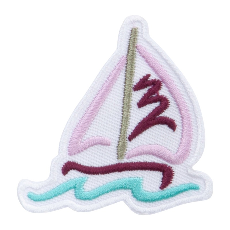 Sailboat Embroidered Patch Sailboat One Size