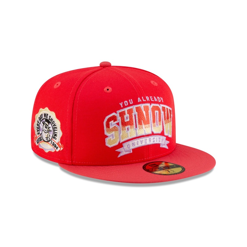 You Already Shnow University Red 59FIFTY Fitted Hat 7