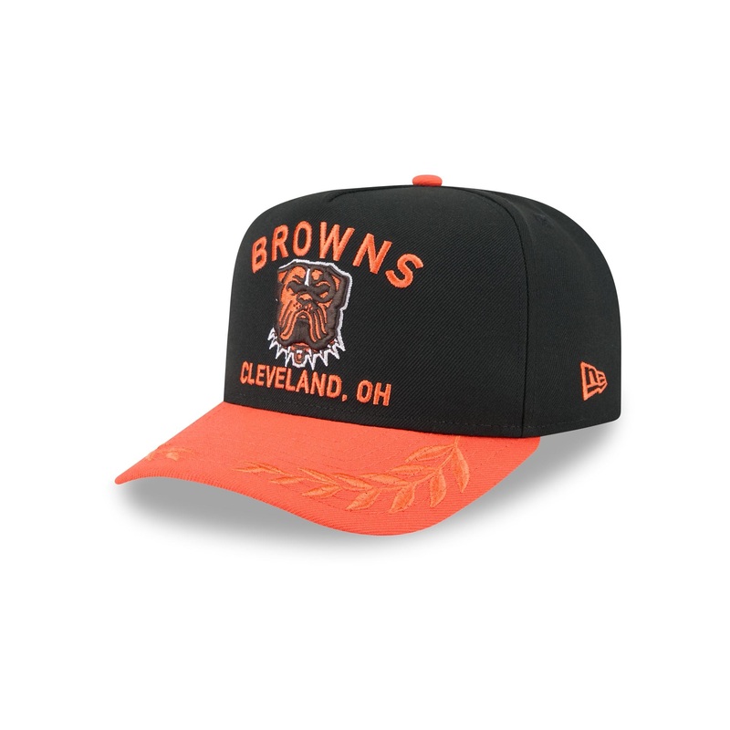 Cleveland Browns 2025 Draft Black 59FIFTY A-Frame Fitted Hat 7