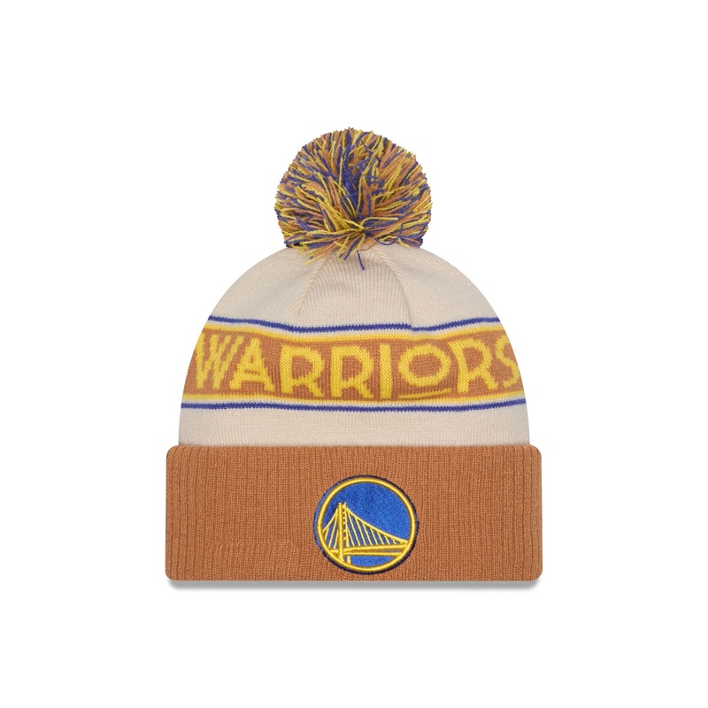 Golden State Warriors 2025 All-Star Game Fan Pack Pom Knit Hat One Size