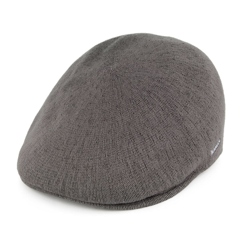 Kangol 507 Bamboo Flat Cap – Charcoal S
