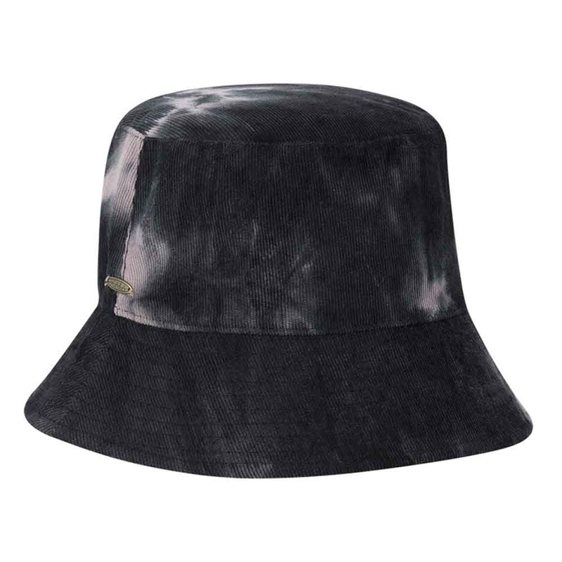 Marbled Corduroy Bucket Hat – Scala Hats Grey OS