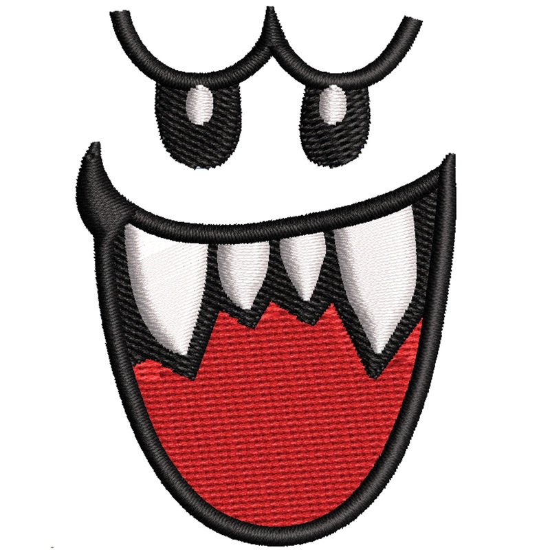 Mario Ghost Face Logo Mario Ghost Face Logo One Size