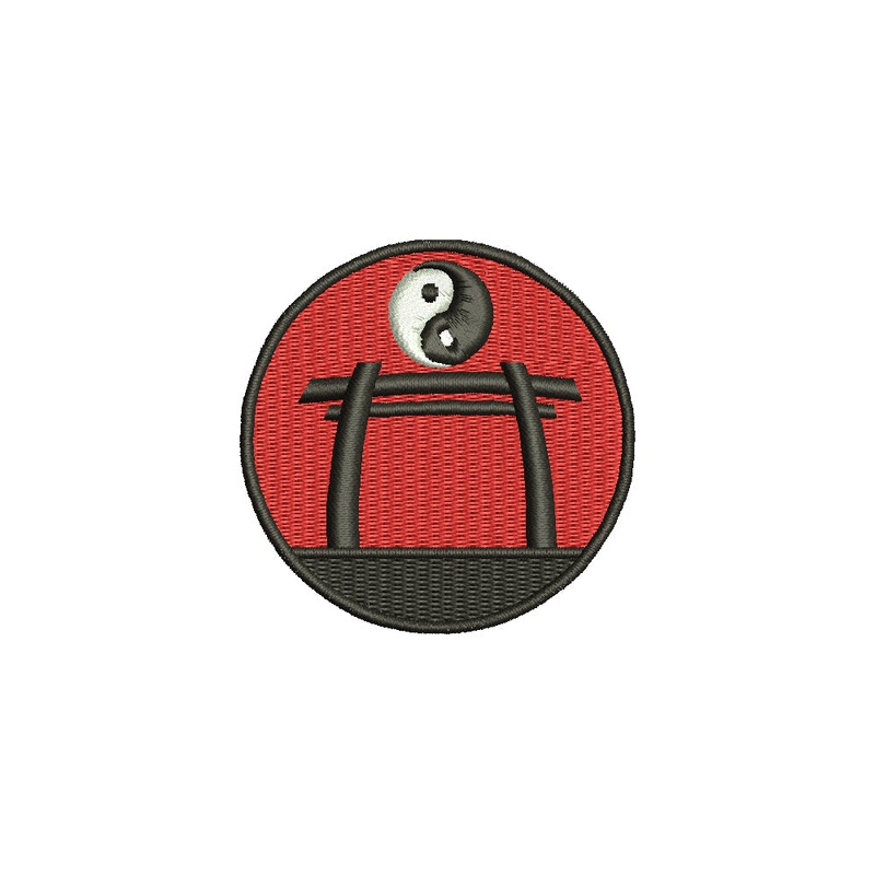 Martial Arts Logo Yin and Yang Default Title One Size