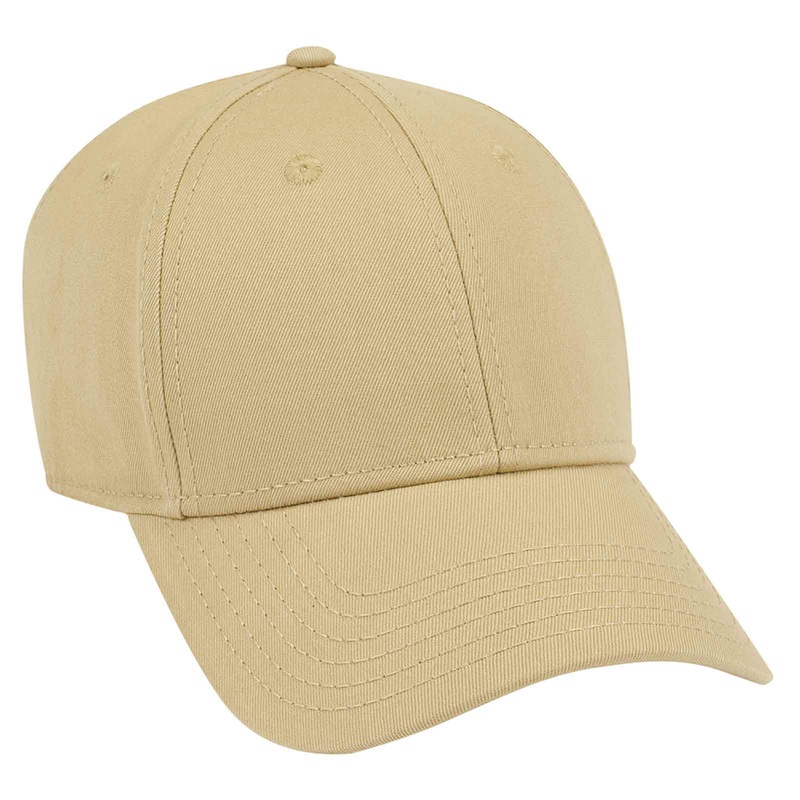 OTTO CAP 6 Panel Low Profile Baseball Cap, Cotton Twill Hat – 19-1203 Vegas Gold