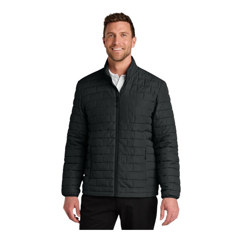 Port Authority J854 C-FREE Brick Jacket Deep Black XS
