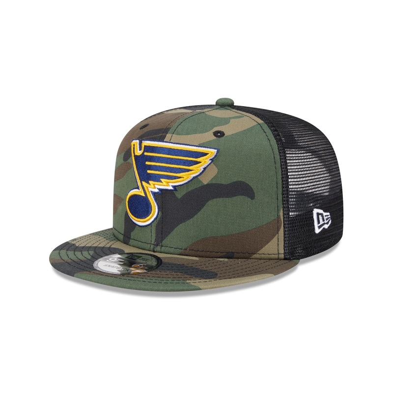 St. Louis Blues Camo 9FIFTY Trucker Hat One Size