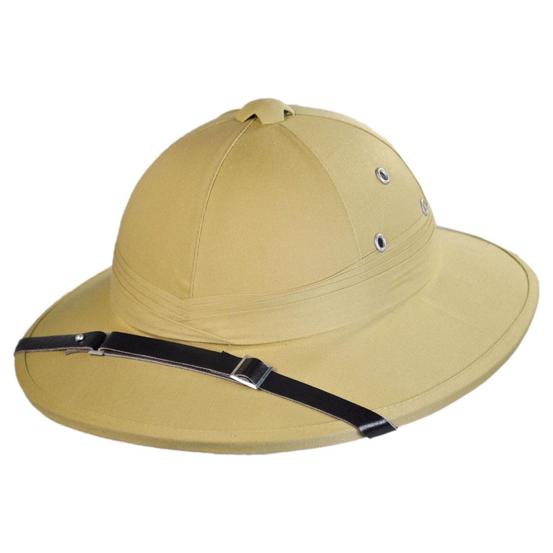 Wholesale French Pith Helmet B2B Pre-Pack KHAKI (6) S/M/L, (6) L/XL/XXL