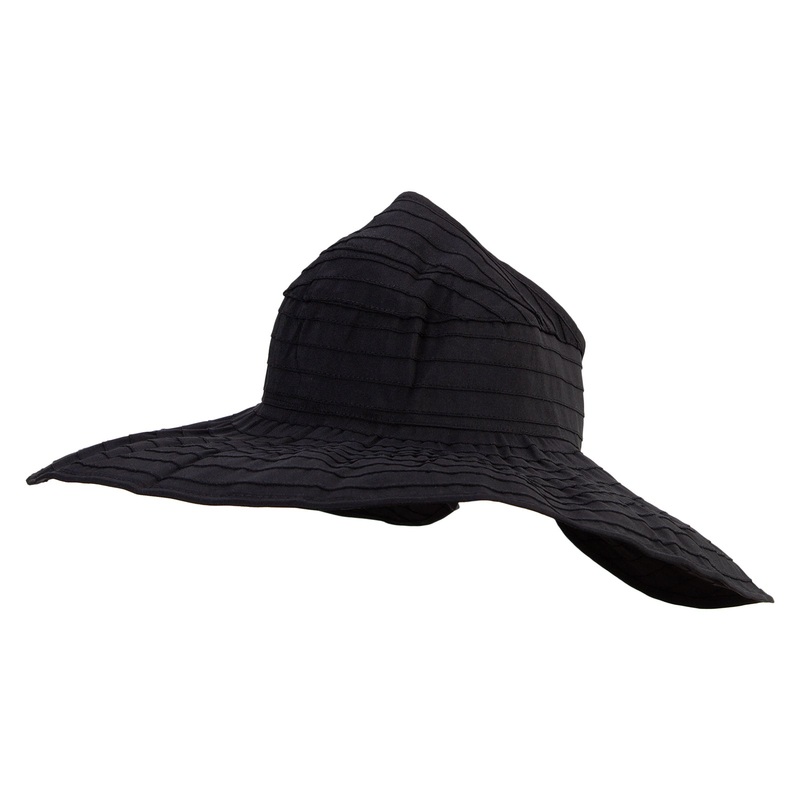 Women’s Rolled Up 5″ Full Brim Visor Black One Size