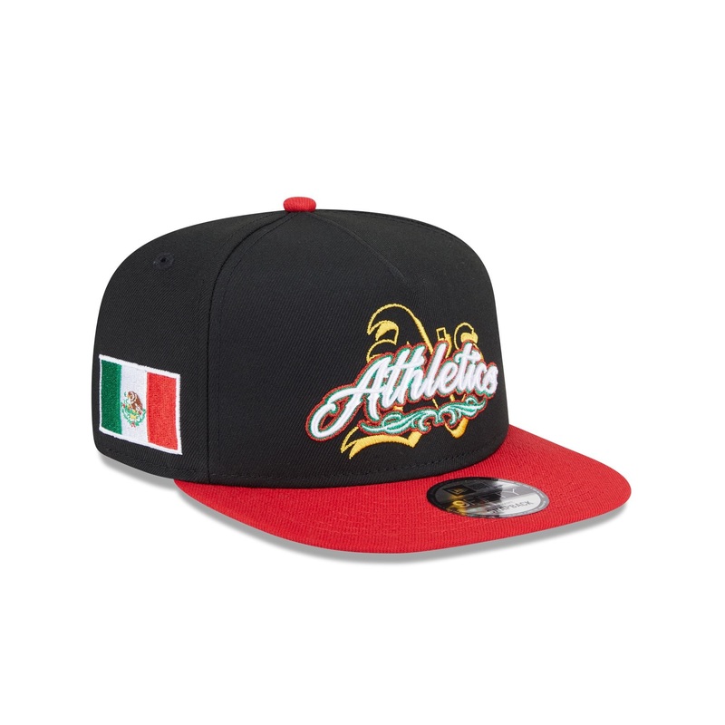 Athletics City Script 9FIFTY A-Frame Snapback Hat One Size