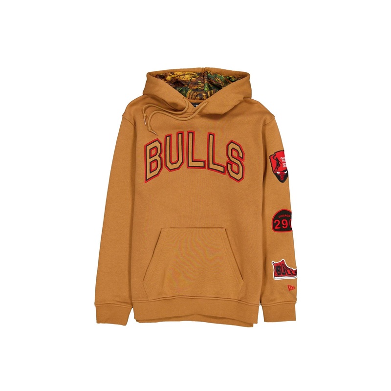 Chicago Bulls 2025 All-Star Game Victory Grove Light Bronze Hoodie S