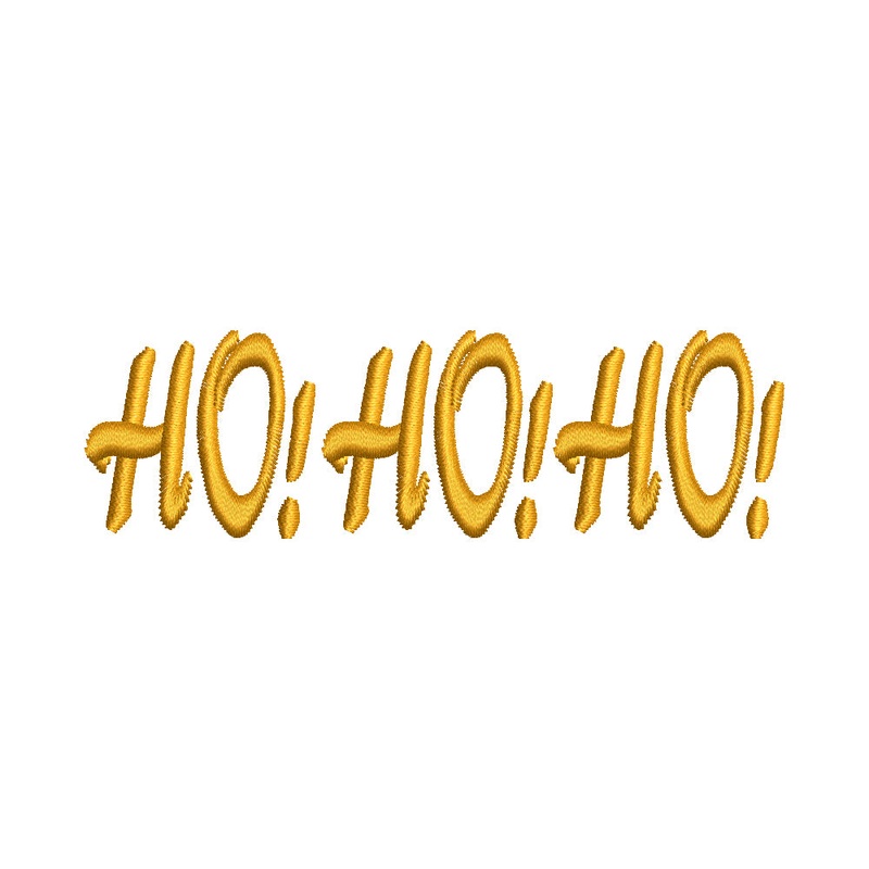 Christmas Letter Ho Ho Ho Calligraphy Default Title One Size