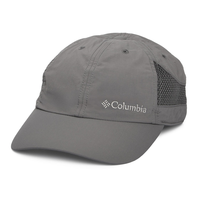 Columbia Hats Tech Shade II Baseball Cap – Dark Grey Adjustable
