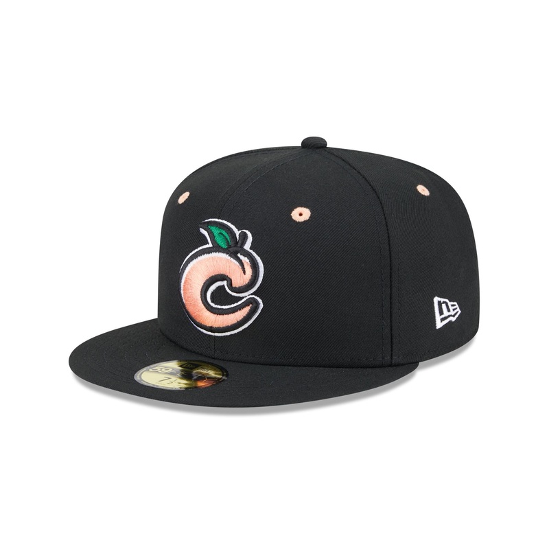 Columbus Clingstones Alternate Black 59FIFTY Fitted Hat 7