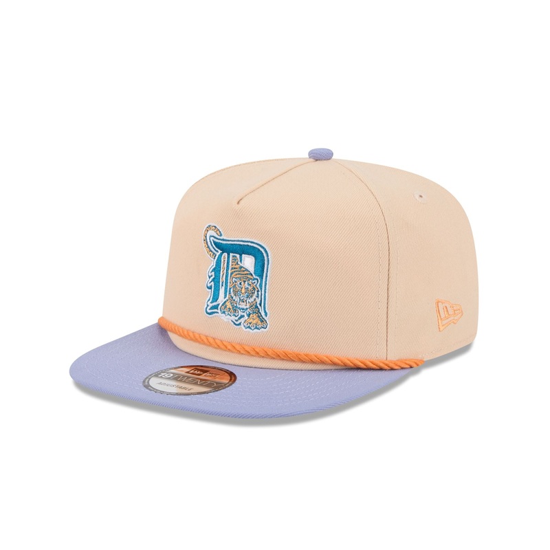 Detroit Tigers Mango Mocha Golfer Hat One Size