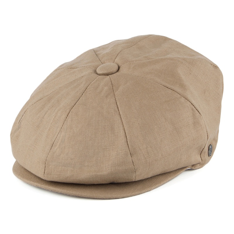 Jaxon & James Linen Newsboy Cap Camel Wholesale Pack Prepack